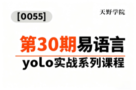[0055]天野学院一第30期易语言yolo实战系列课程