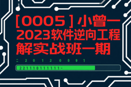 [0005]小曾一2023软件逆向工程破解实战班一期