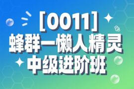 [0011]蜂群一懒人精灵中级进阶班